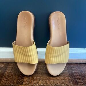 Yellow Madewell Sandals